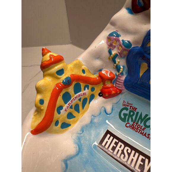 Hershey's Dr Seuss How The Grinch Stole Christmas Collectible Candy Dish 2000 - Picture 4 of 10